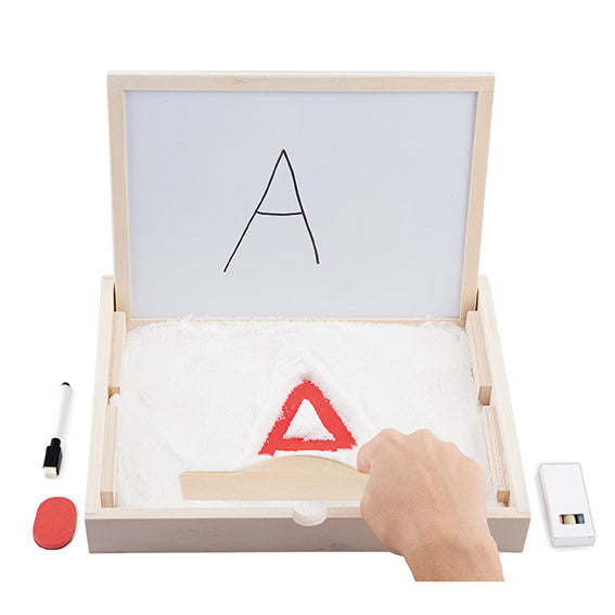 Akros - XL Montessori Zand en Magneet tafel (learning tray) A2