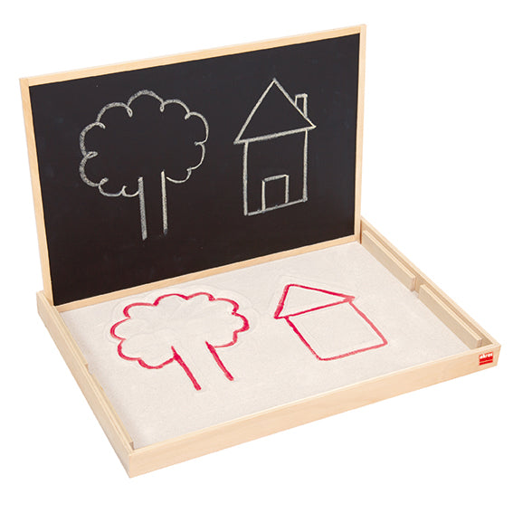 Akros - XL Montessori Zand en Magneet tafel (learning tray) A2