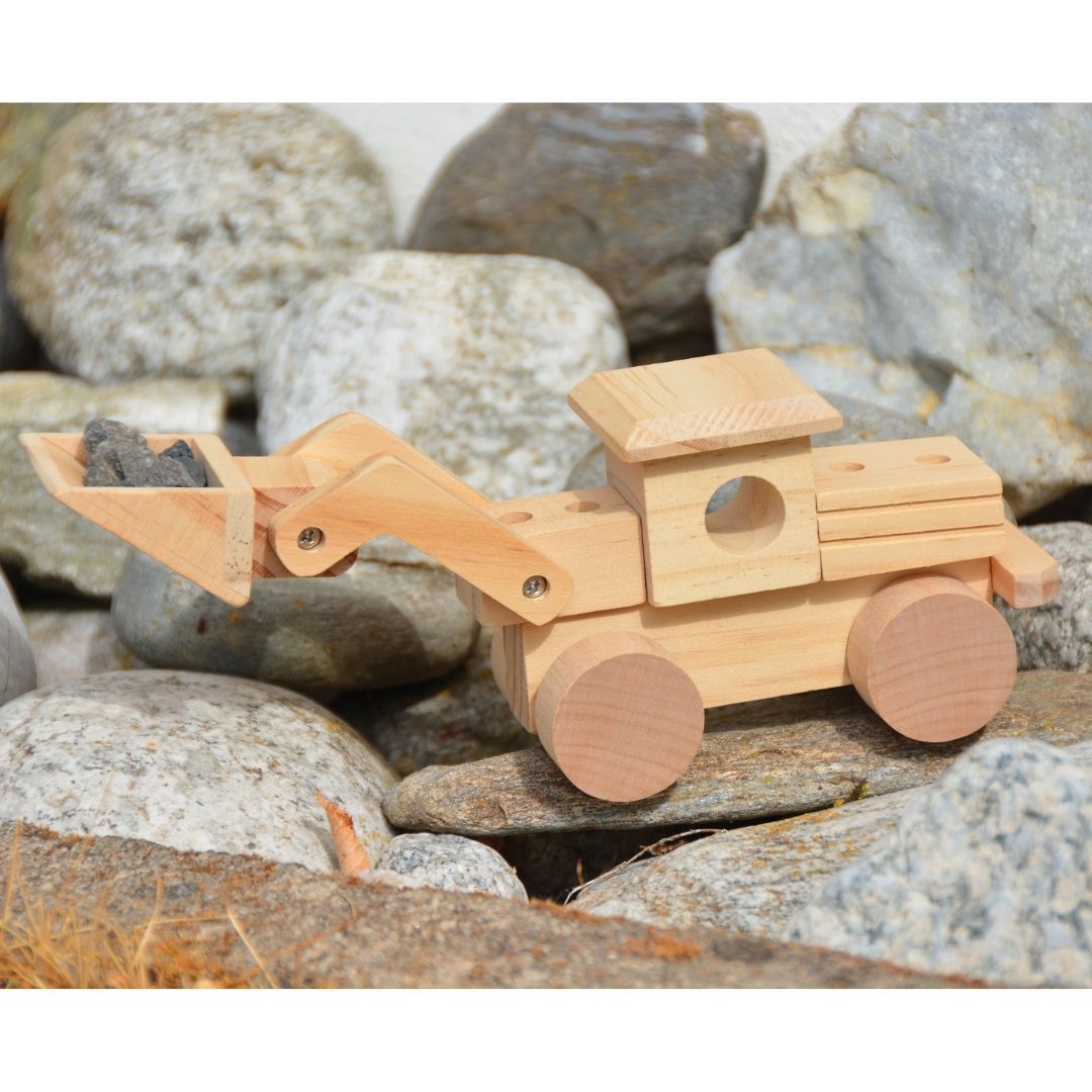 Eduplay - Bouwset Tractor met Voorlader Hout