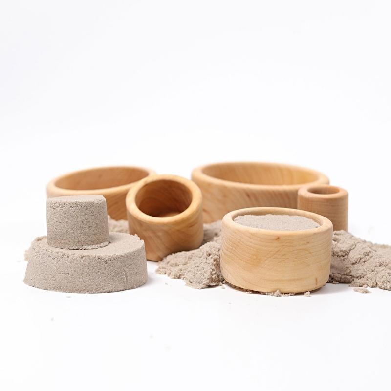 Grimm's - Houten Stapel Bakjes 5 stuks