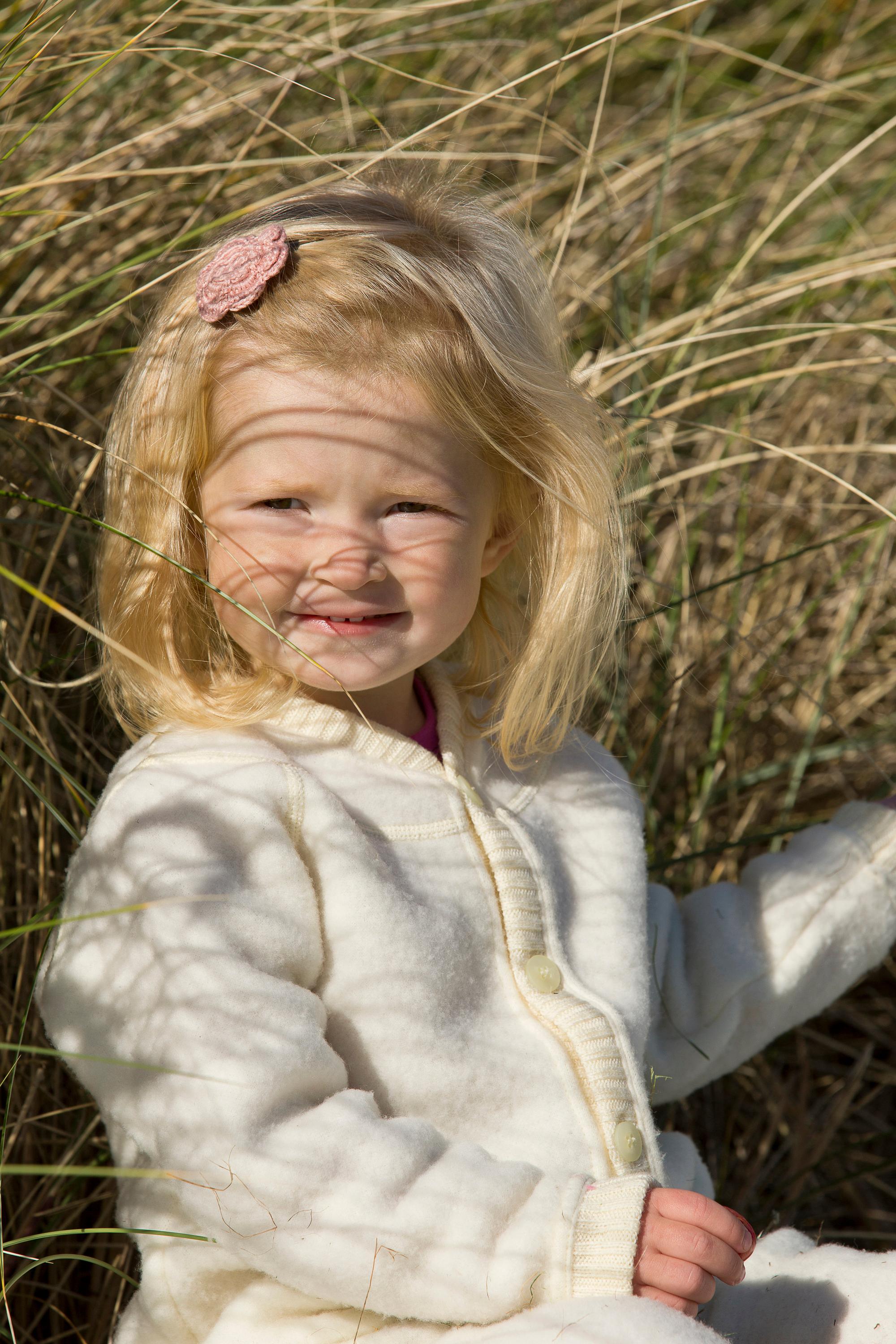 Joha - 100% wolfleece warme Jumpsuit Overall onesie - Naturel