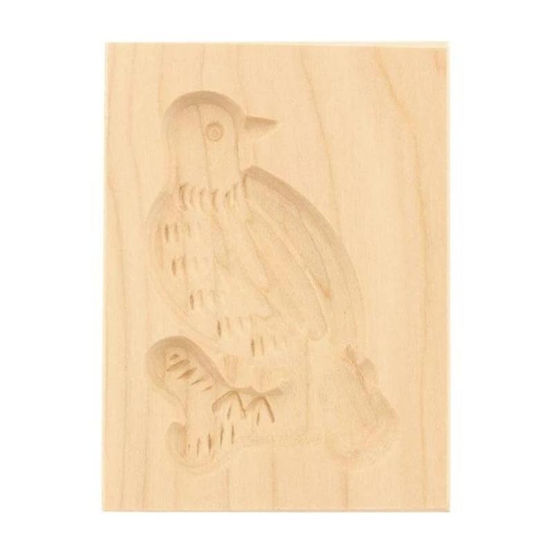 Sensorische houten zandvorm Vogel (8 cm)