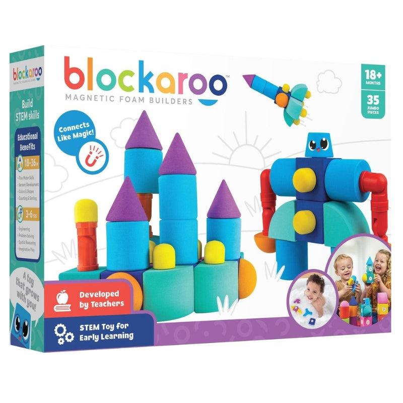 Magnetisch kasteel (35 onderdelen) - Blockaroo