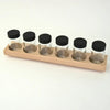 Glazen potjes met deksel voor 100 ml verf (6 stuks) - Mercurius