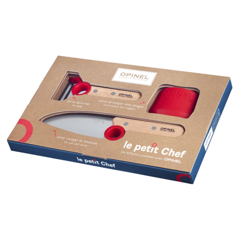 Kinderkeukenset, Opinel Le Petit Chef, 3-delig - Opinel