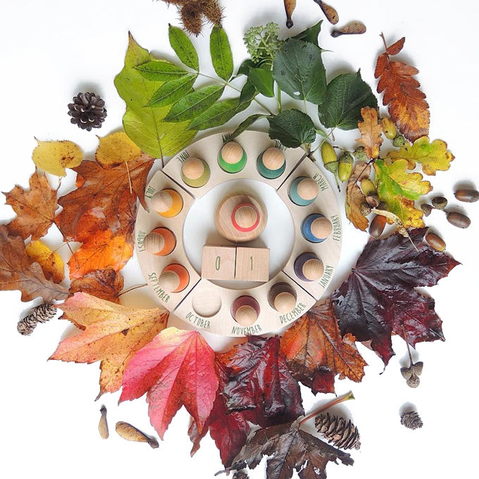 Grapat - Houten Jaarkalender 19-delig - Grapat