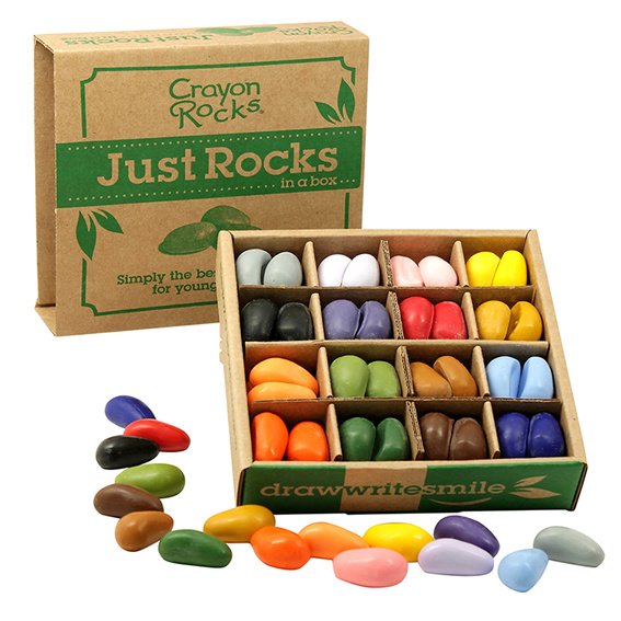 Crayon Rocks - 64 stuks in mooie doos (4x16)