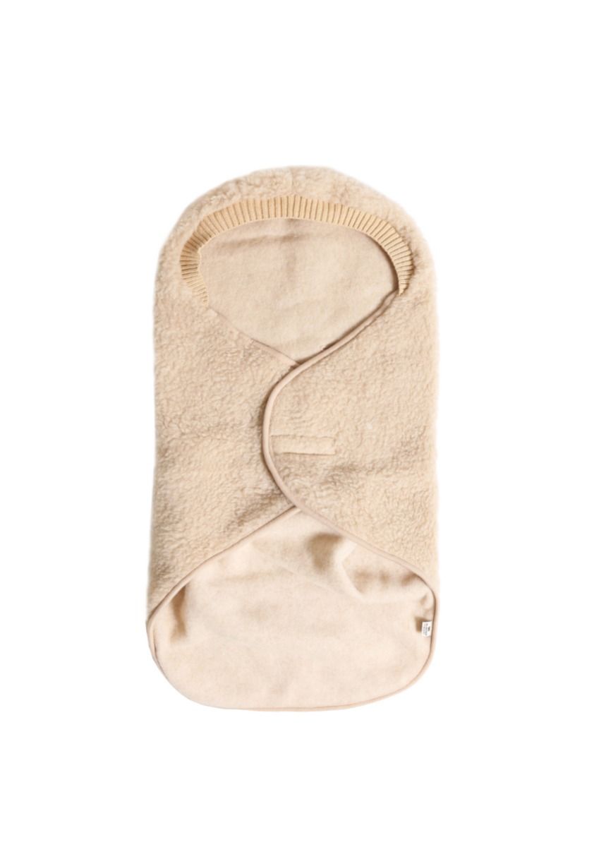 Alwero - Wikkeldeken Wingy Uni Beige - 100% wol