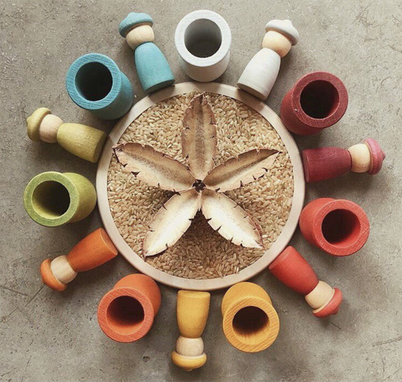 Grapat - houten weekkalender - 15-delig