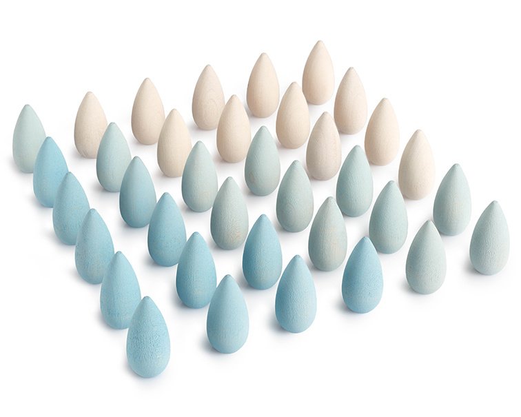 Grapat - Mandala - Sneeuwvlok (blauw) 36st - Grapat