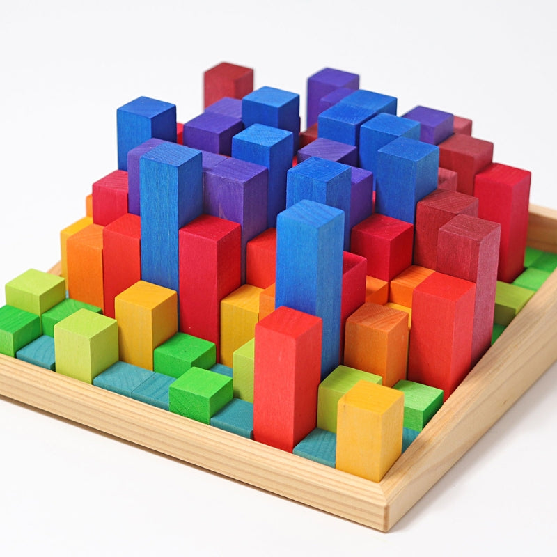 Grimm's - Houten staven leren tellen  (100 stuks)