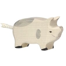 Holztiger - Houten Dieren - Zwijn gevlekt 14 cm