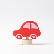 Grimm's - Houten Steker Rode Auto