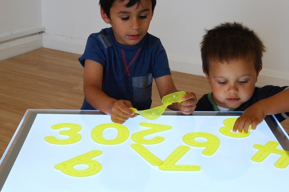 TickiT - Silishapes transparante siliconen cijfers om te voelen (10 stuks)