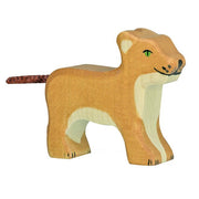 Holztiger - Houten Dieren - Leeuw welp 7cm