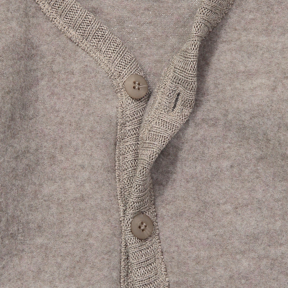 Joha - 100% wolfleece vestje-jasje - Sesame