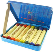 Stockmar - 8 (bijenwas)krijtjes-stiftjes in blik - zonder zwart