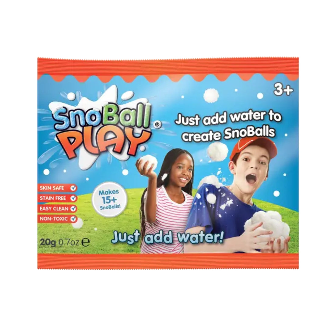 Speelsneeuw (1 zakje x 15 sneeuwballen) - Zimpli Kids