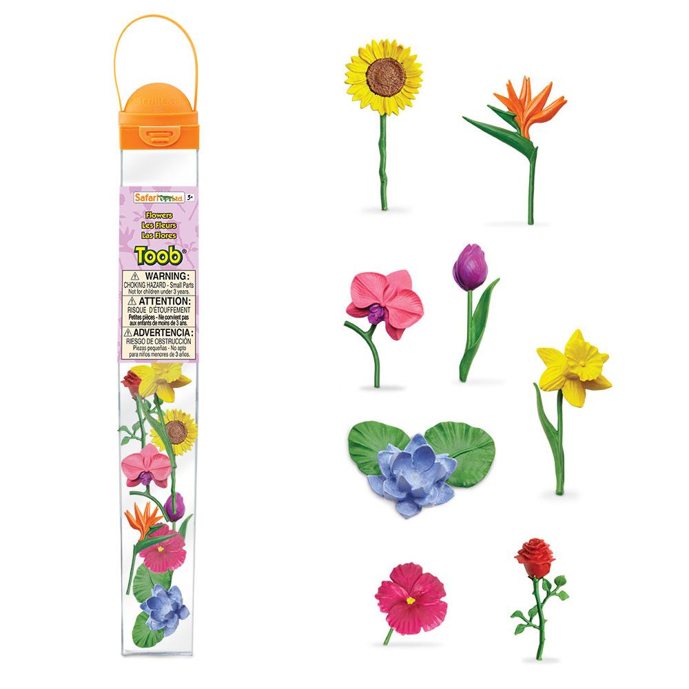 Speelfiguren Bloemen Toob - Safari Ltd 8 stuks