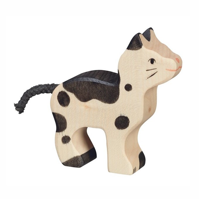 Holztiger - Houten Dieren - Poes 7 cm