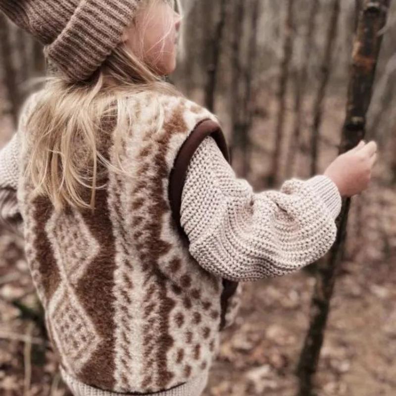 Alwero Jr - Limited Bodywarmer Alpen Aran - 100% wol