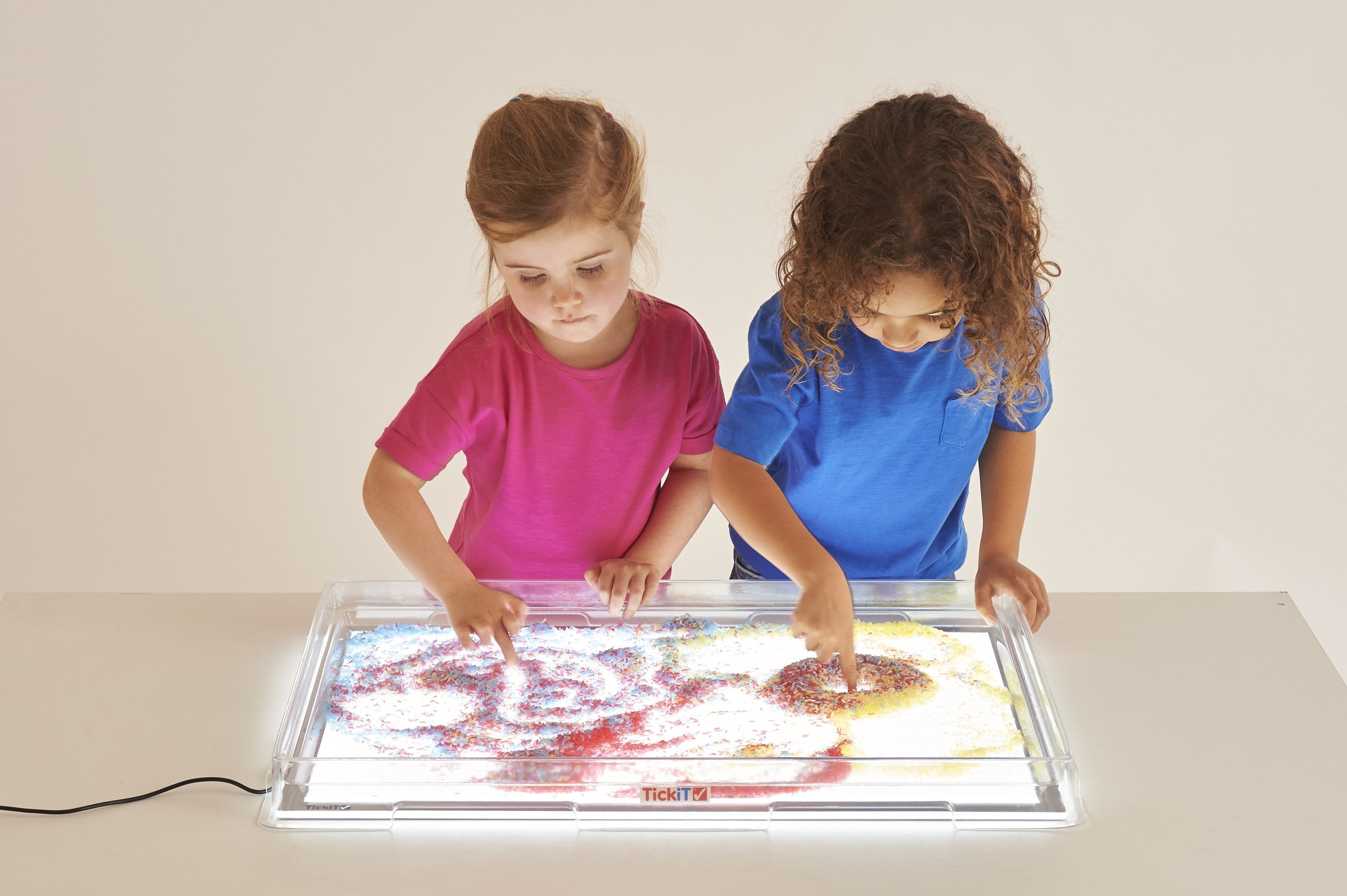 TickIt - A3 Transparante bak 46 x 34 x 4,4 cm (laag)