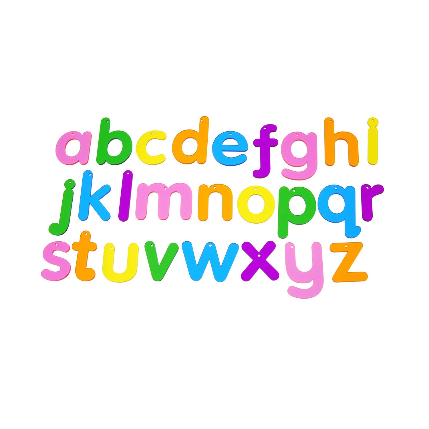 TickiT - Transparante gekleurde letters (26 stuks)