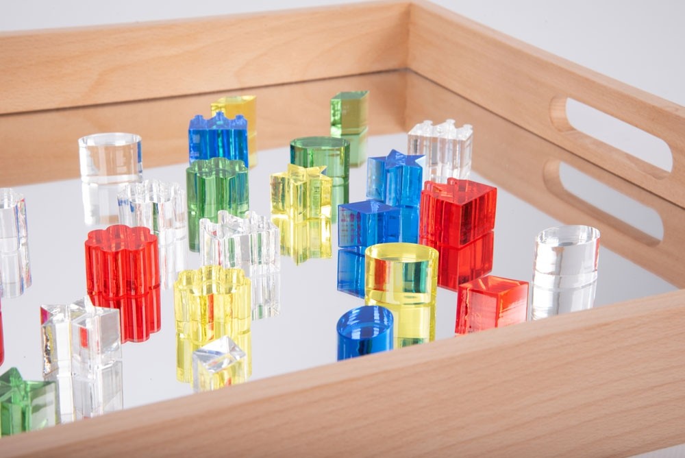 TickiT - Gekleurde Kristallen vormen van Acryl (30 stuks)