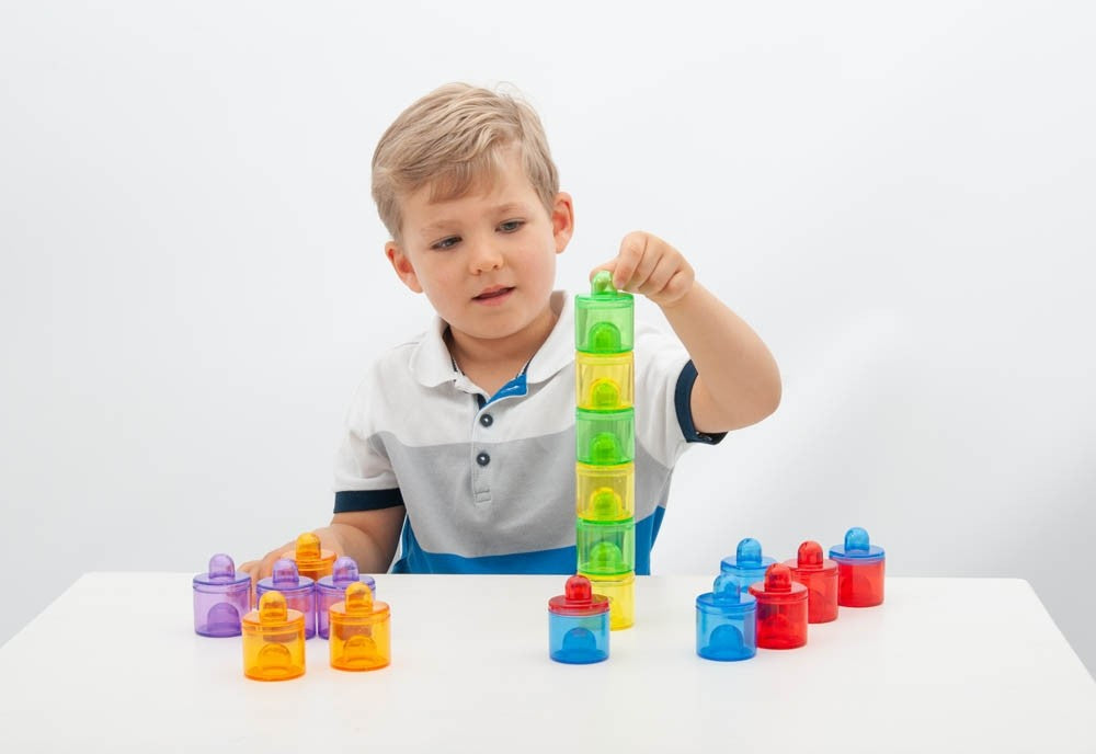 TickiT - Gekleurde Potjes (18 stuks)