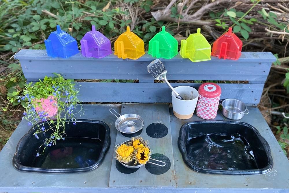 TickiT - Gekleurde Grote Trechters (6 stuks)