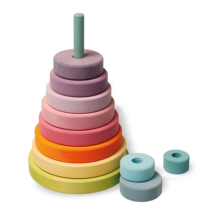 Grimm's - Houten Stapeltoren Pastel