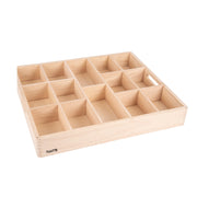TickiT - Houten sorteerbak (14 vakken)