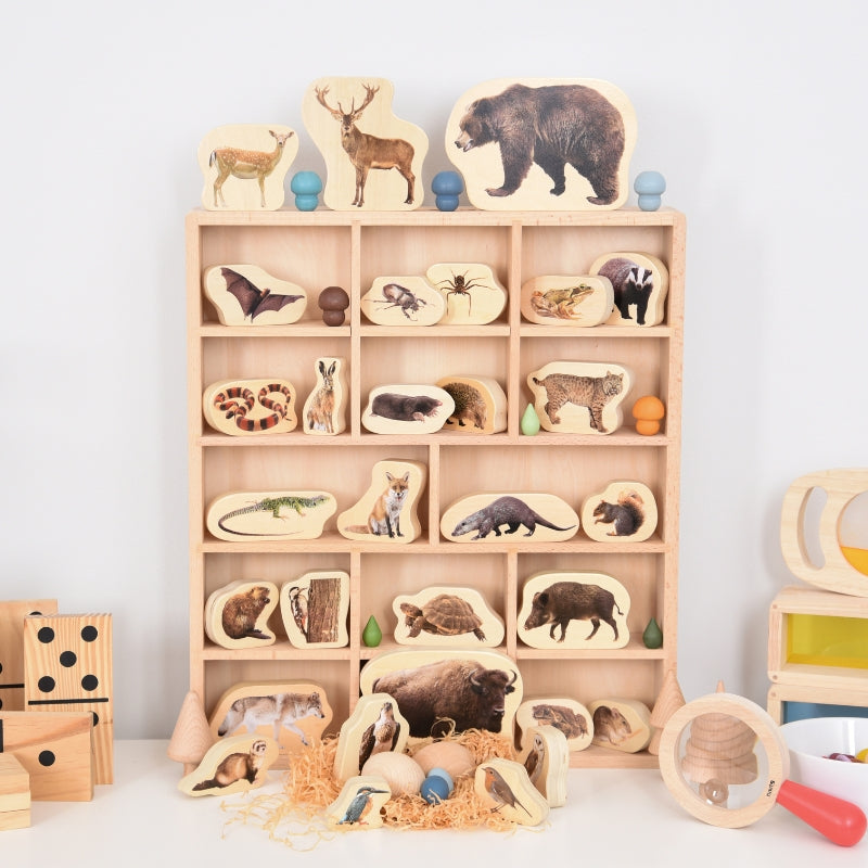 TickiT - Houten sorteerbak (14 vakken)