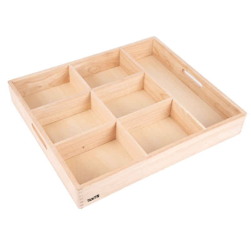 TickiT - Houten sorteerbak (7 vakken)