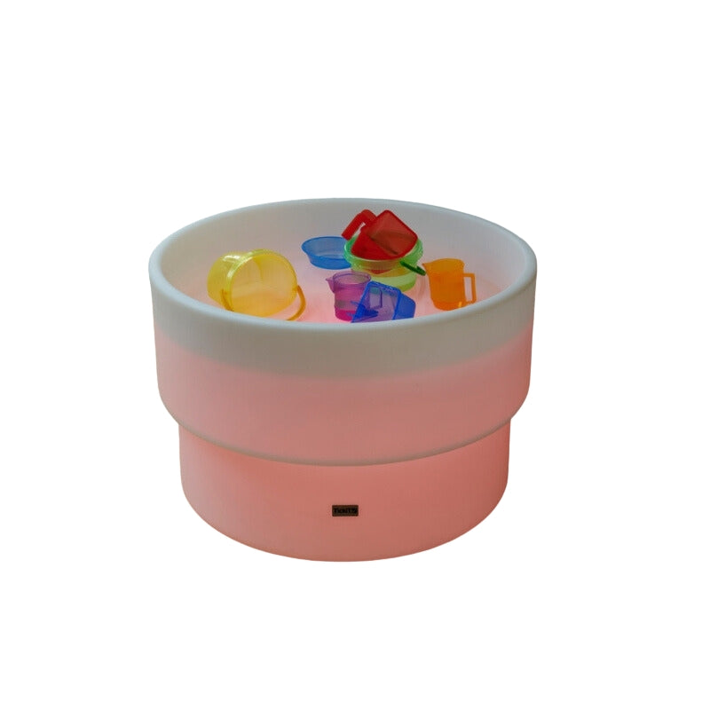 Zand- en watertafel (75cm) met verschillende kleuren licht - TickiT