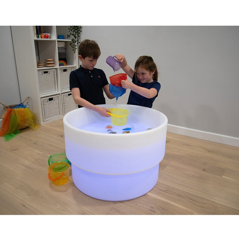 Zand- en watertafel (75cm) met verschillende kleuren licht - TickiT