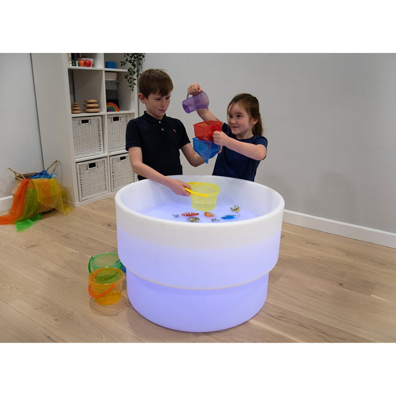 Zand- en watertafel (75cm) met verschillende kleuren licht - TickiT