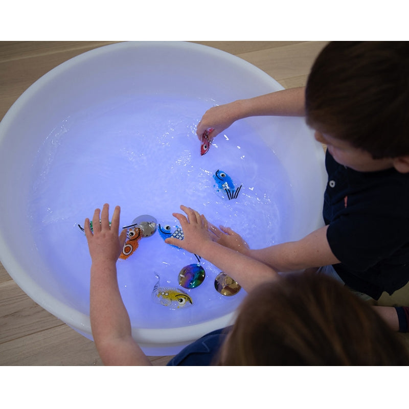 Zand- en watertafel (75cm) met verschillende kleuren licht - TickiT