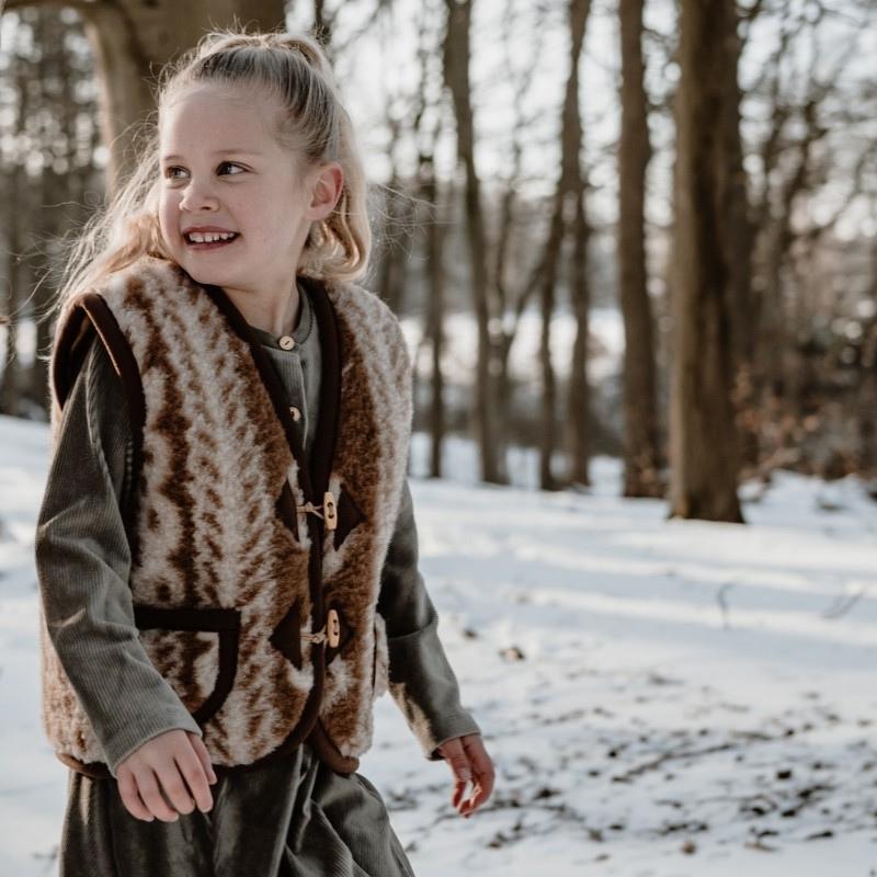 Alwero Jr - Limited Bodywarmer Alpen Aran - 100% wol