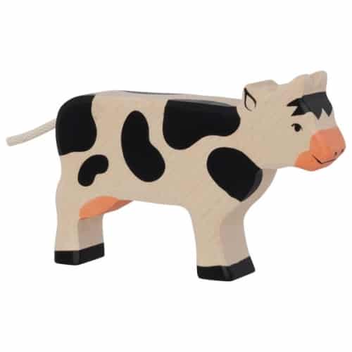 Holztiger - Houten Dieren - Koe staand 16 cm