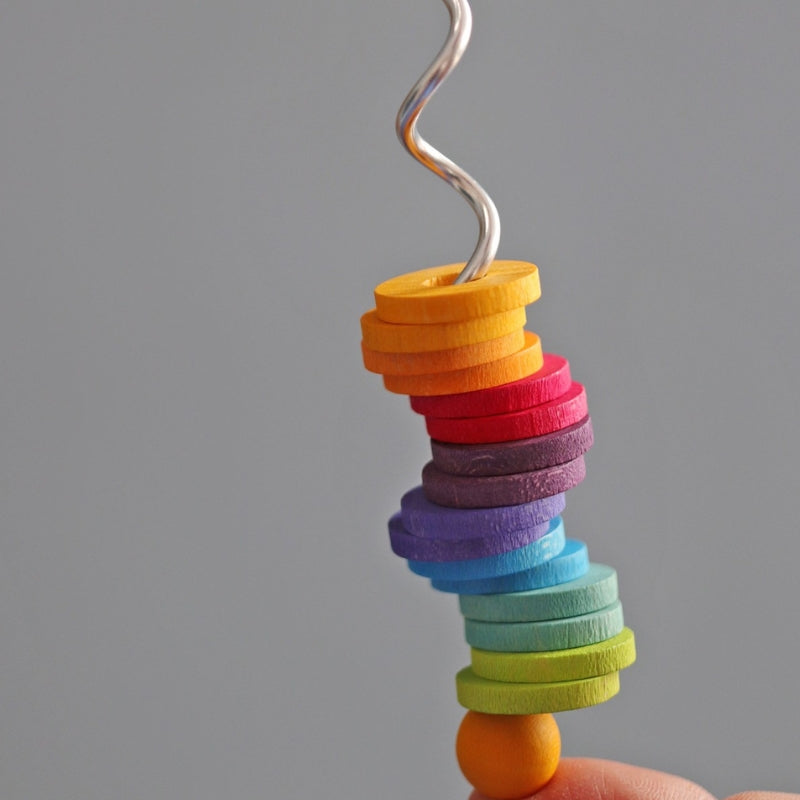 Mini spiraal met regenboogschijven (3+) - Grimm's