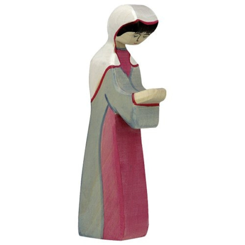 Maria wit-roze - 14,5 cm - Holztiger