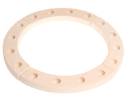 Grimm's - Houten Verjaardagsring Jaarring 16 gaten Wit - 30cm