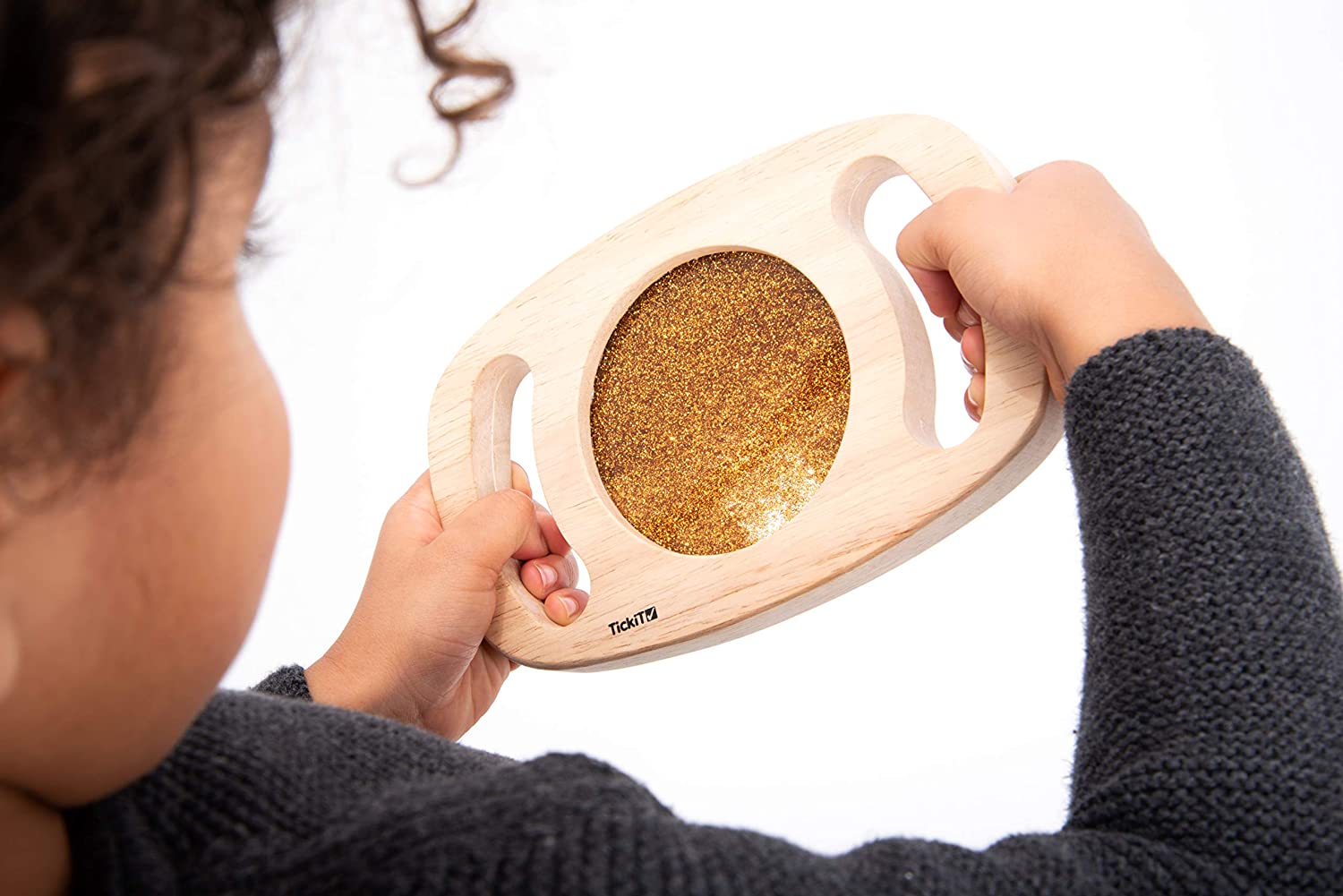 TickiT - Easy Hold met Glitter venster Goud