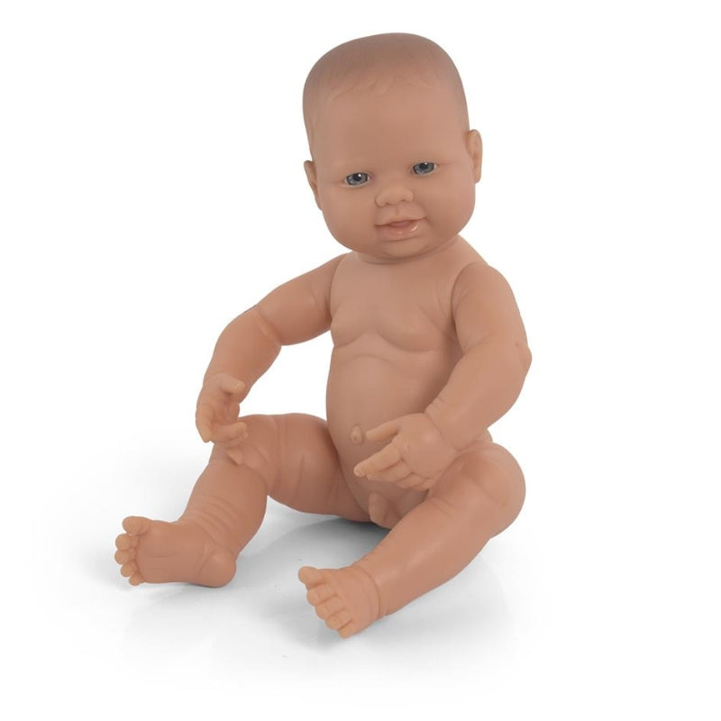 Pop Europese jongen (baby, 40 cm) - Miniland