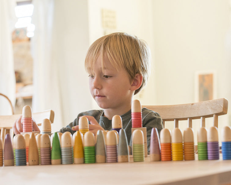 Grapat - houten brots-poppetjes - 18 stuks