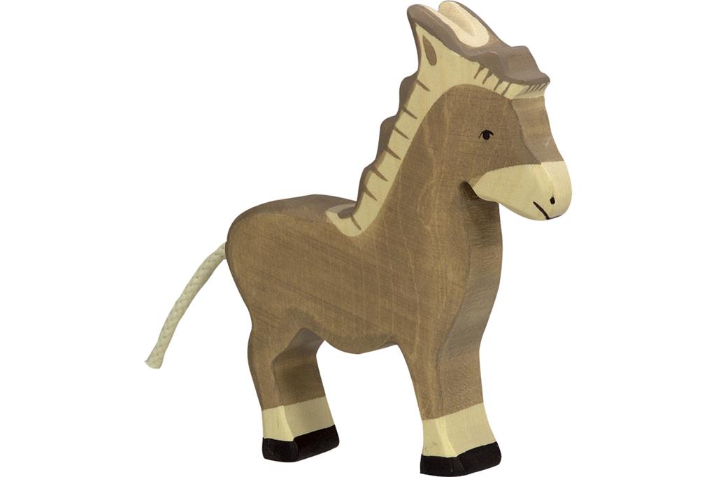 Holztiger - Houten Dieren - Ezel - 11 cm