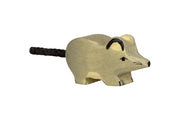 Holztiger - Houten Dieren - Grjize Muis 6 cm