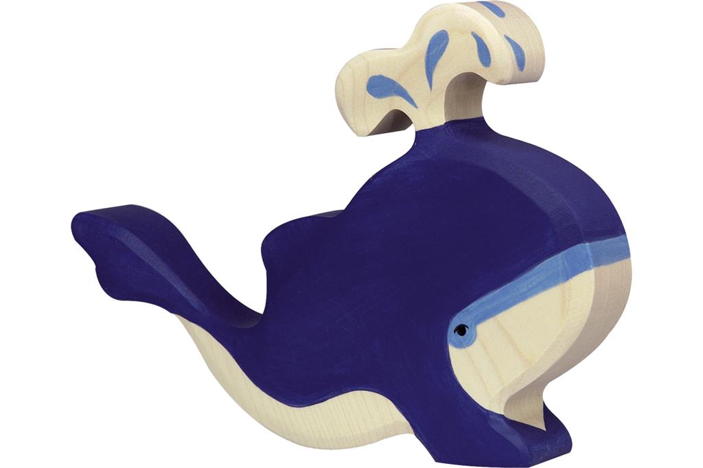 Holztiger - Houten Dieren - Walvis 20 cm