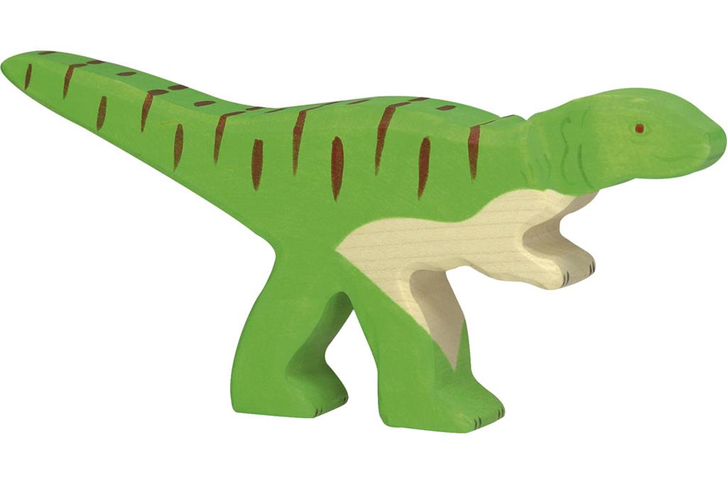 Holztiger - Houten Dieren - Dinosaurus Allosaurus - 21 cm